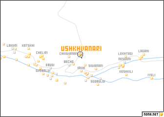 map of Ushkhvanari