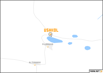 map of Ushkolʼ