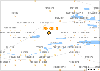 map of Ushkovo