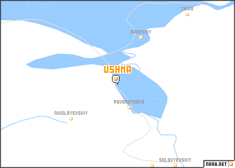 map of Ushma