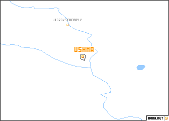 map of Ushma