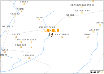 map of Ushnur