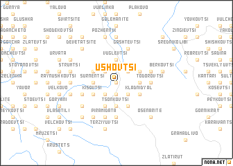 map of Ushovtsi