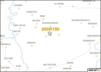 map of Ushpitov