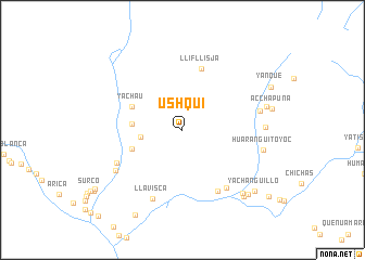 map of Ushqui