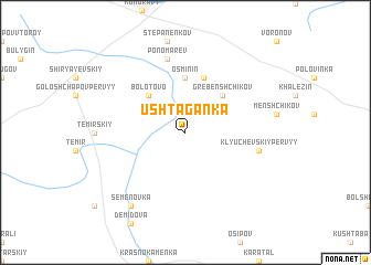 map of Ushtaganka