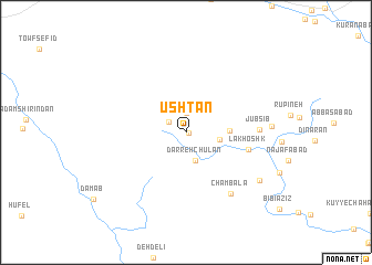 map of Ūshtan
