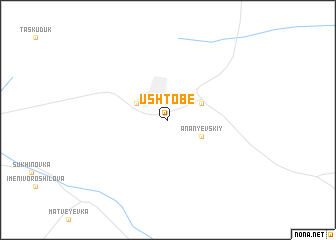 map of Ushtobe