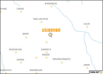 map of Usibamba