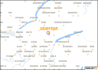 map of Usiefrun