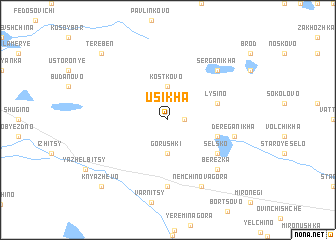 map of Usikha