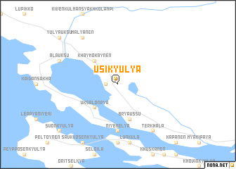 map of Usikyulya