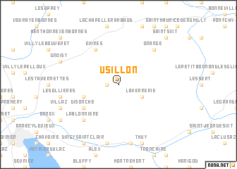 map of Usillon