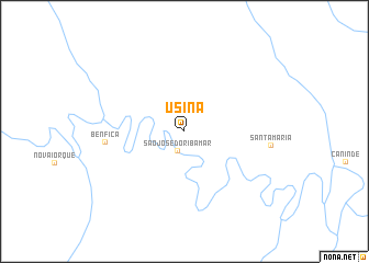 map of Usina