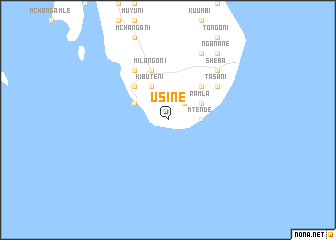 map of Usine