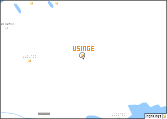 map of Usinge