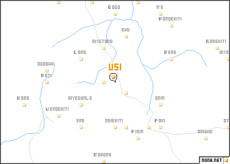 map of Usi