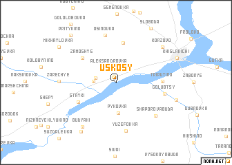 map of Uskosy