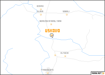 map of Uskovo