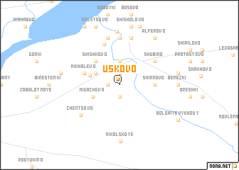 map of Uskovo