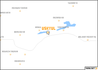 map of Uskyul\