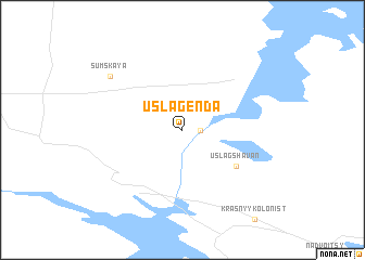 map of Uslag Enda