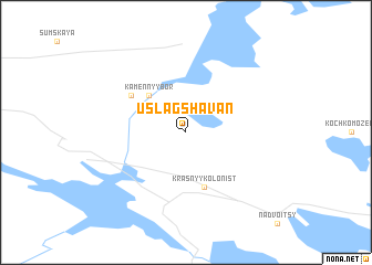 map of Uslag Shavan\