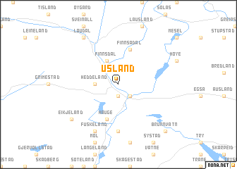 map of Usland