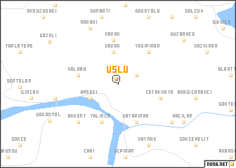 map of Uslu