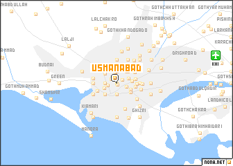 map of Usmānābād