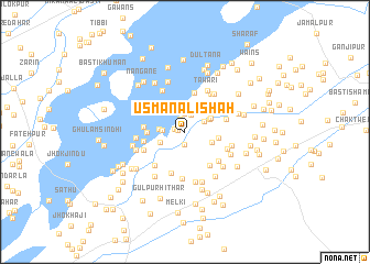 map of Usmān Ali Shāh