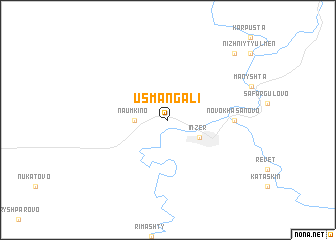 map of Usmangali