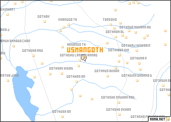 map of Usman Goth