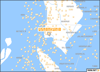 map of Usmān Kuria