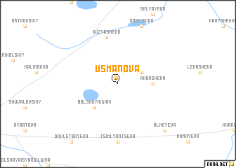 map of Usmanova