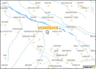 map of Usmanovka