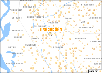 map of Usmān Rāho