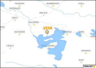 map of Usma