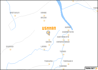 map of Usmman