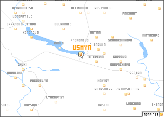 map of Usmyn\