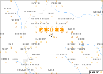 map of Usni al Hadad