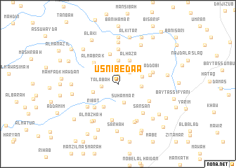 map of Usni Bedaa