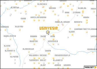 map of Usni Yesir