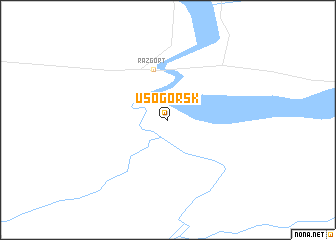 map of Usogorsk