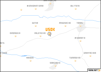 map of Usok