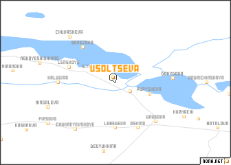 map of Usol\