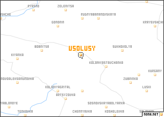 map of Usolusy