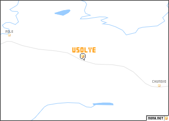 map of Usol\