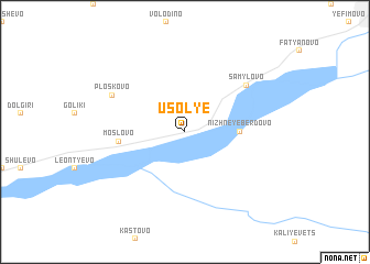 map of Usol\