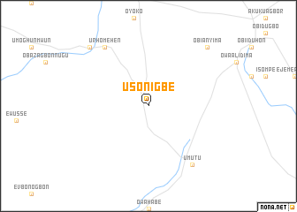 map of Usonigbe